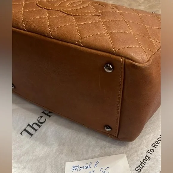 Rare caramel PTT petite timeless tote Chanel - Picture 5 of 9